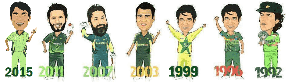 pakistan 1999 world cup kit