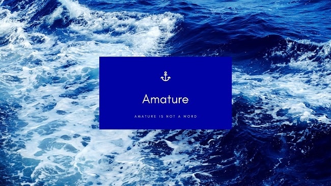 Amature