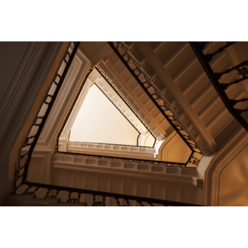How many Parallel Sides can a Triangle Have 4 triangular stairs